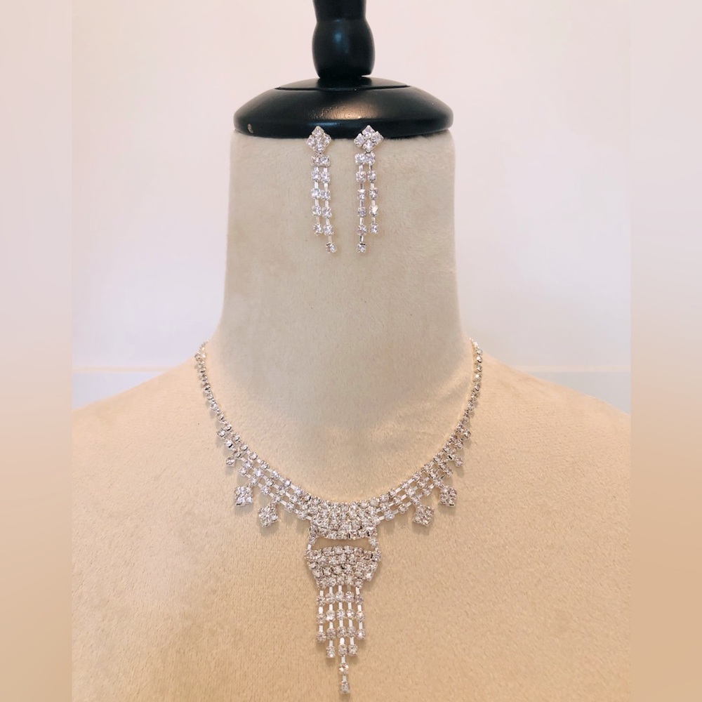 Czech Crystal Bridal Jewelry Set